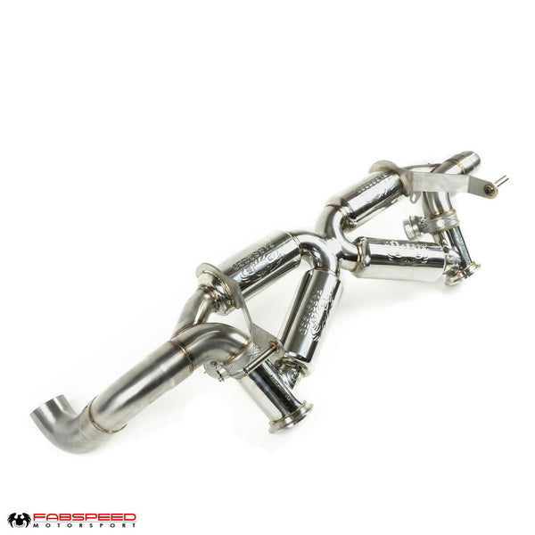 FABSPEED Audi R8 V10 Valved Supersport X-Pipe Exhaust System (2009-2015)