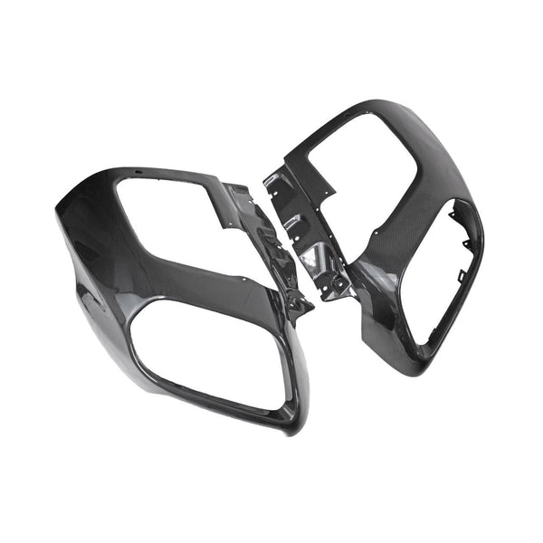 FABSPEED Carbon Fiber Rear Exhaust Outlet Trim Panels - Diffuser 812 Superfast Ferrari