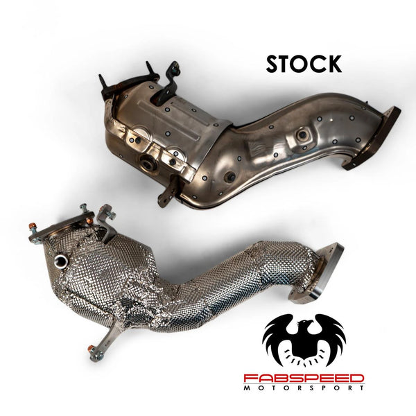 FABSPEED C8 Corvette ZR1 Sport Racing HJS German Catalytic Converters