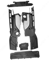 FABSPEED Carbon Fiber Coupe 5 Piece Engine Bay Panel Set - Audi R8 Coupe (V10) 2007-2013