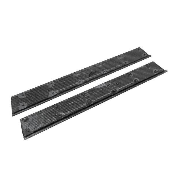 FABSPEED Carbon Fiber Embossed Door Sills - Lamborghini Aventador