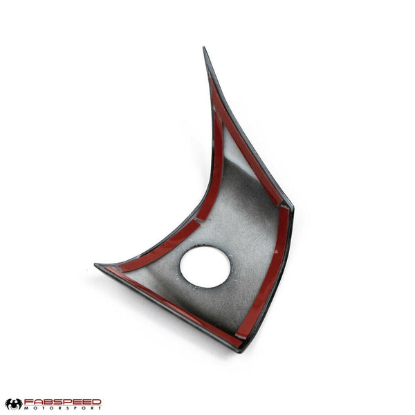 FABSPEED Tesla Model 3 Carbon Fiber Steering Wheel Covers (2019+)
