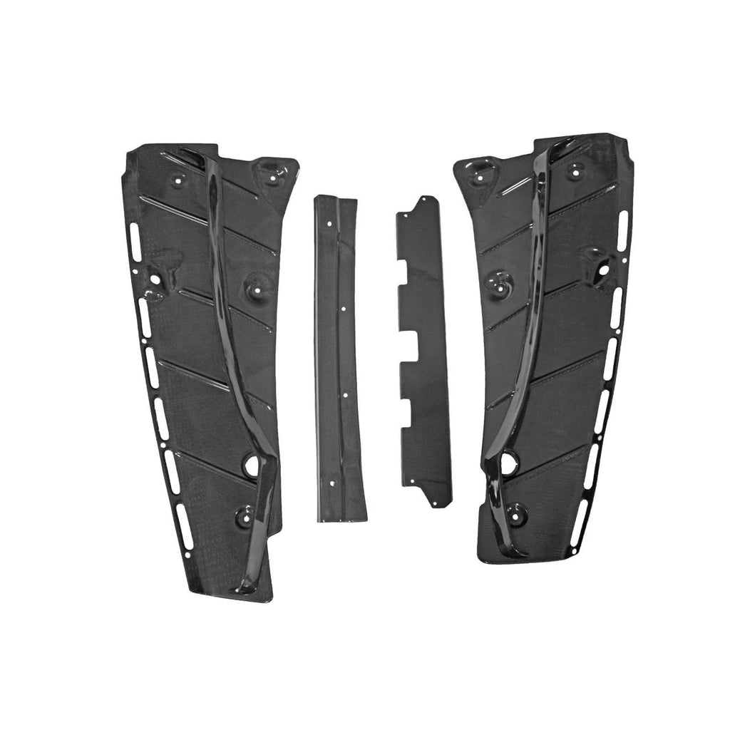 FABSPEED Carbon Fiber Coupe Engine Bay Panels - Ferrari 360