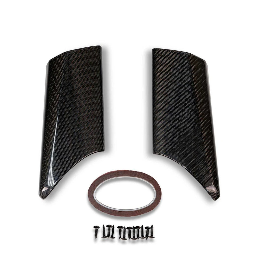 FABSPEED Motorsport 2023+ Chevrolet Corvette C8 Z06 w/ Z07 Package Carbon Fiber Wing Risers