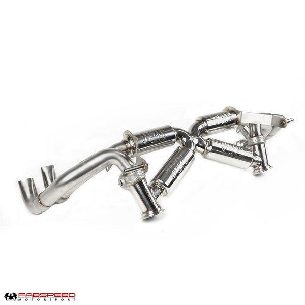 FABSPEED Audi R8 V10 Valved Supersport X-Pipe Exhaust System (2016 - 2018)