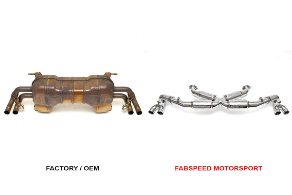 FABSPEED Audi R8 V10 Supersport X-Pipe Exhaust System (2009-2015)