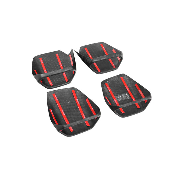 FABSPEED Carbon Fiber Matte Forged Dash Vent Covers - Lamborghini Huracan