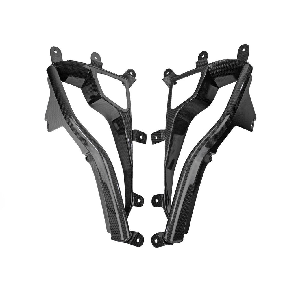 FABSPEED Carbon Fiber Rear Fog Light Trim - Ferrari 458 Spider/Coupe