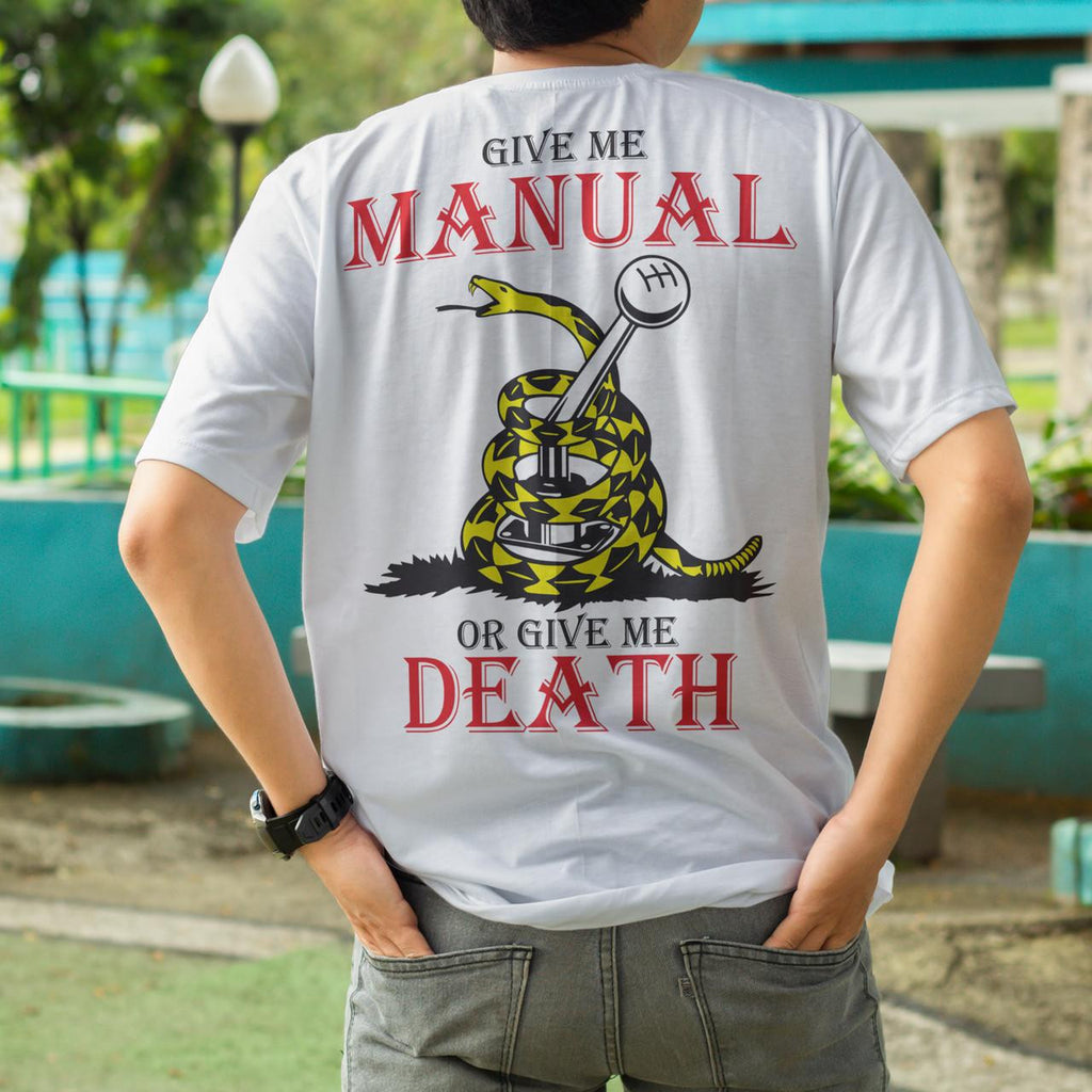 FABSPEED Motorsport T-Shirt - Give Me Manual or Give Me Death!