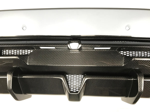 FABSPEED Lamborghini Carbon Fiber - GT Style Rear Bumper With Rear Diffuser