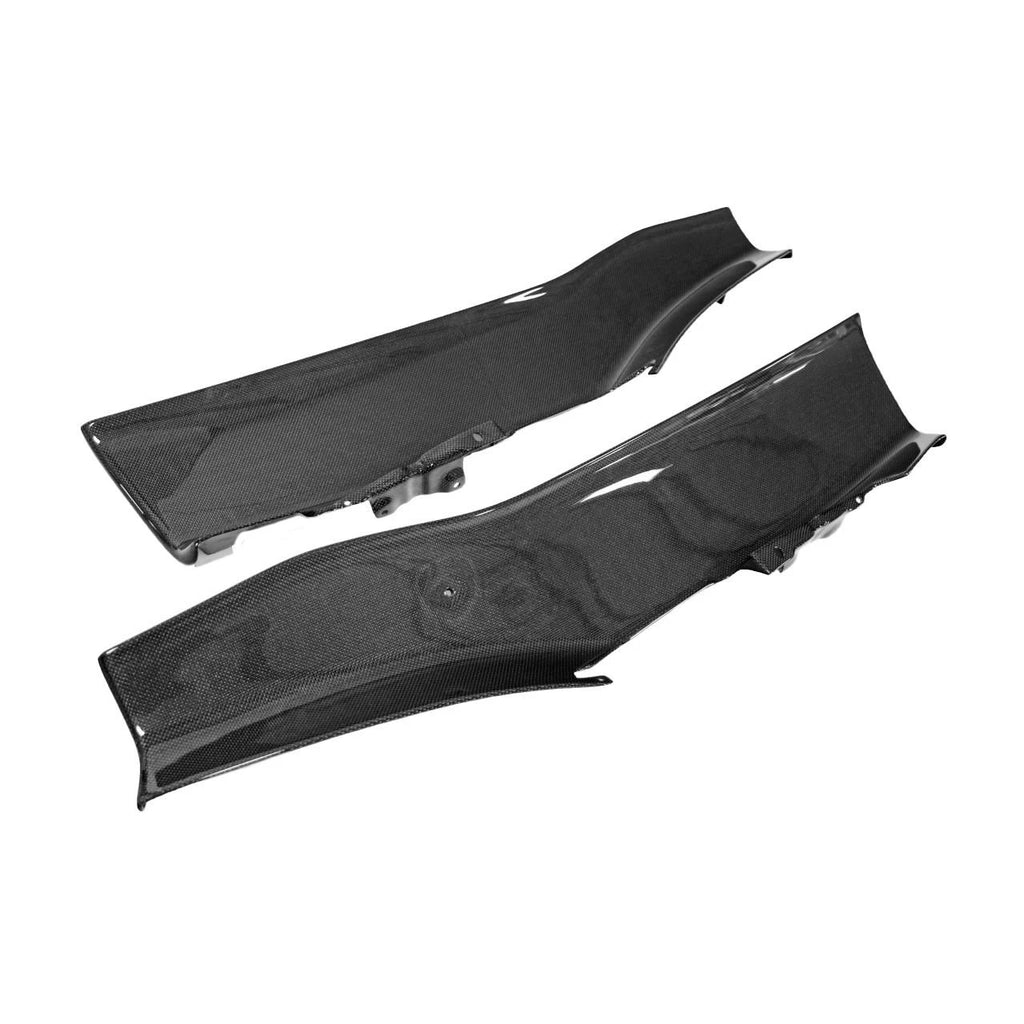 FABSPEED Carbon Fiber Inner Door Panel Inserts - Ferrari 458 Italia/Spider