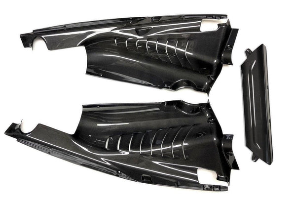 FABSPEED Carbon Fiber 3 Piece Engine Bay Set - Ferrari 488 Pista