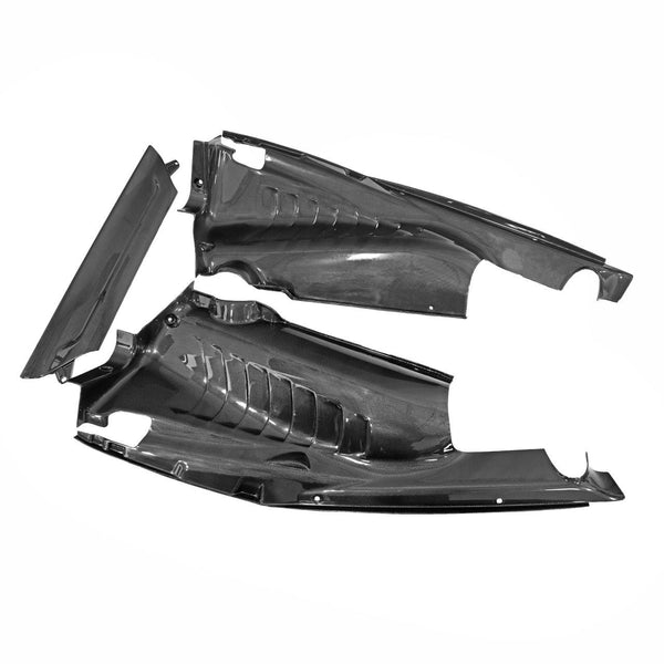 FABSPEED Carbon Fiber 3 Piece Engine Bay Set - Ferrari 488 Pista
