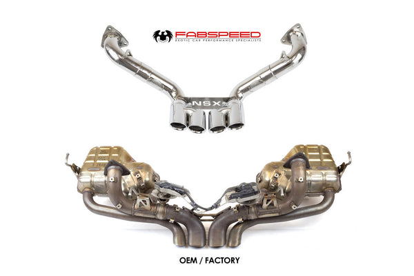 FABSPEED Acura NSX TT / Type S Maxflo Cat Back Exhaust (2017-2022)