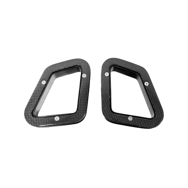 FABSPEED Carbon Fiber Challenge Stradale Seat Belt Harness Guides - Ferrari 360