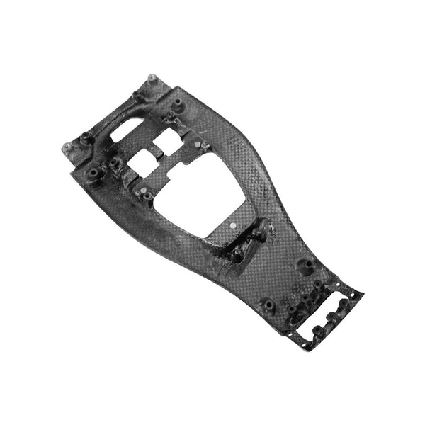 FABSPEED Carbon Fiber Shifter Console Trim - Center Start Plate - Ferrari 458 Italia/Spider