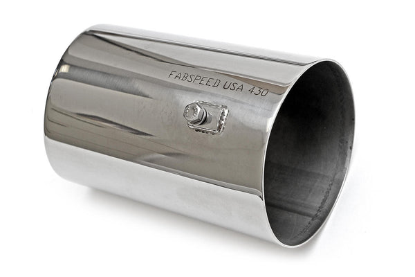 FABSPEED Ferrari F430 Polished Slip-On Tip Covers (2005-2009)