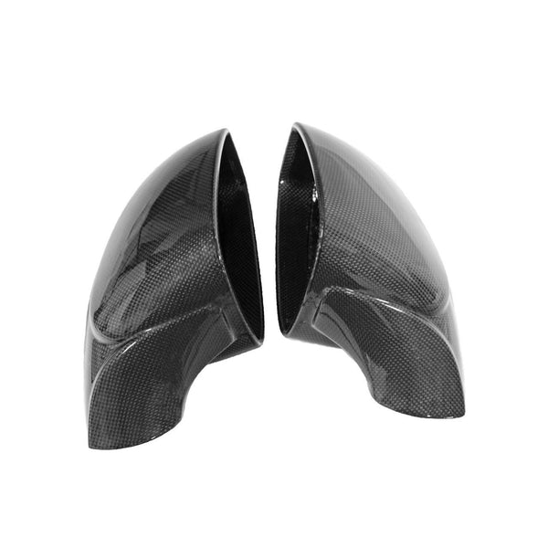 FABSPEED Carbon Fiber Outer Mirror Housings With Triangle Trim - Ferrari 488 GTB/Spider