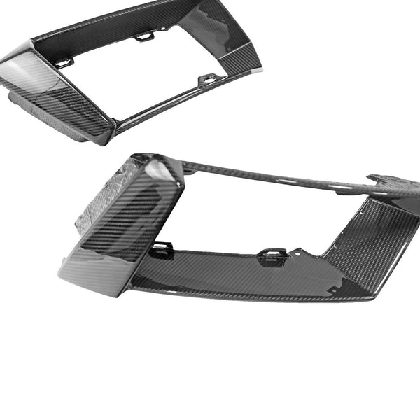 FABSPEED Carbon Fiber Front Bumper Air Intake Finishers -  Lamborghini Aventador