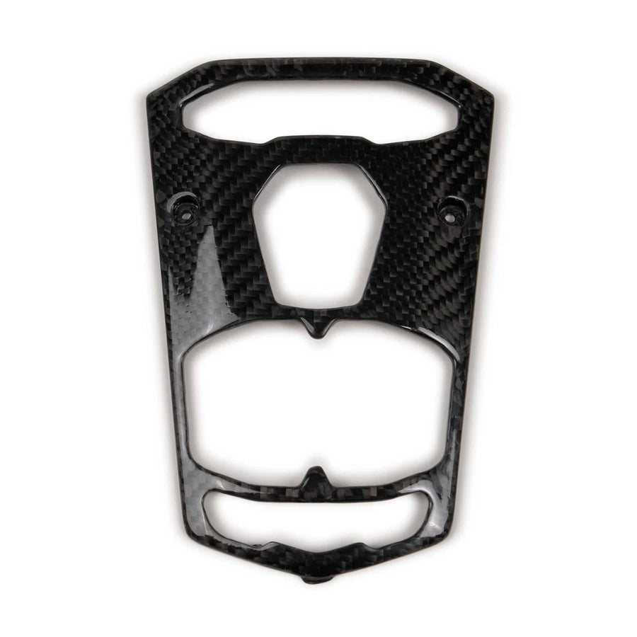 FABSPEED Carbon Fiber Small Center Console Start Plate - Lamborghini Aventador