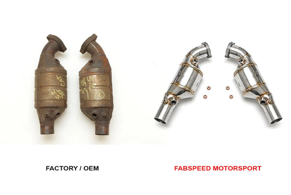 FABSPEED Ferrari F355 Sport Catalytic Converters (1994-1999)