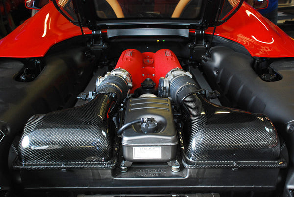 FABSPEED Ferrari F430 Carbon Fiber Airbox Covers (2005-2009)