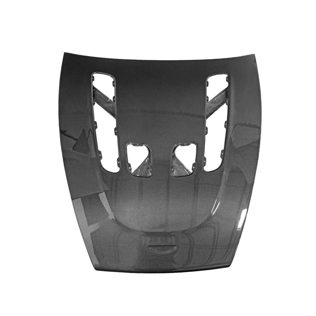 FABSPEED Carbon Fiber OEM Style Vented Hood - Aston Martin DBS Vanquish Vantage V12 Vantage V8