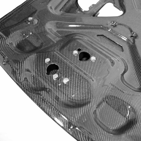 FABSPEED Carbon Fiber OEM Style Vented Hood - Aston Martin DBS Vanquish Vantage V12 Vantage V8