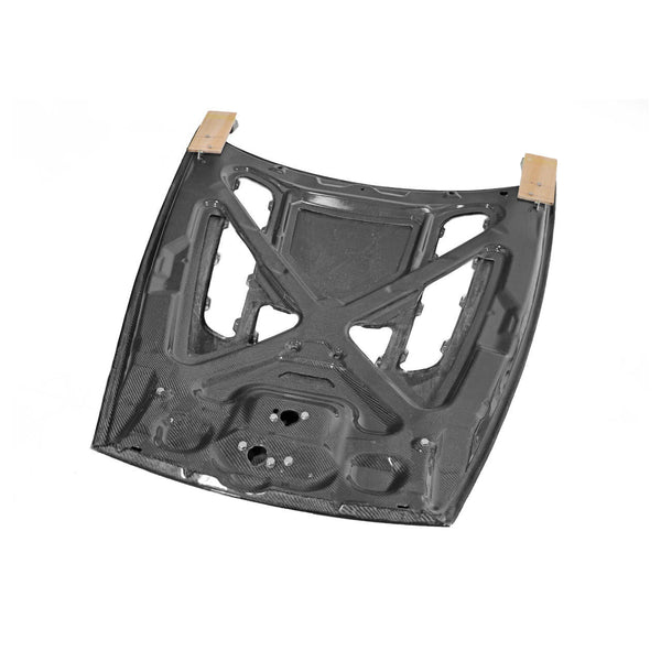 FABSPEED Carbon Fiber OEM Style Vented Hood - Aston Martin DBS Vanquish Vantage V12 Vantage V8