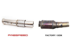 FABSPEED Porsche 718 Boxster / Cayman Competition Cat-Bypass Pipe (2017+)