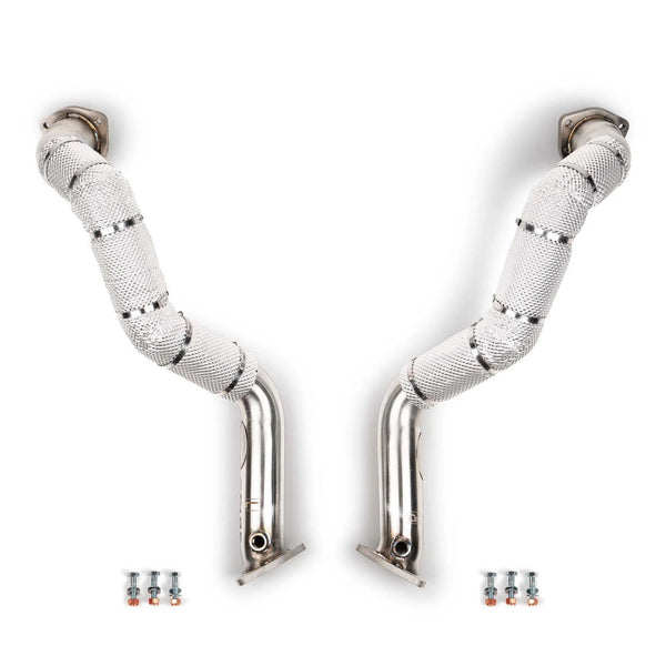 FABSPEED Porsche 718 GT4 RS / Spyder RS Over Axle Link Pipes (2022+)