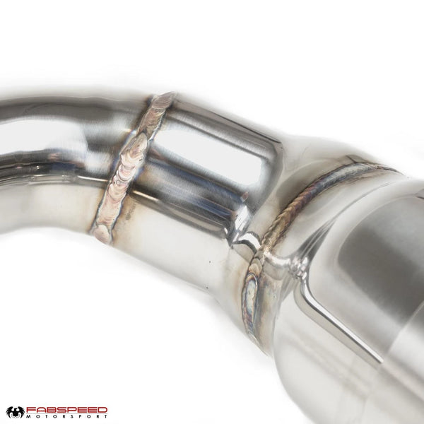 FABSPEED Porsche 718 sport cat downpipe - view 5