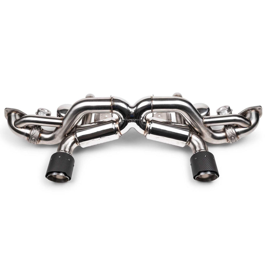 FABSPEED Porsche 718 GT4 RS / Spyder RS Valved X-Pipe Cat-Back Exhaust System (2022+)