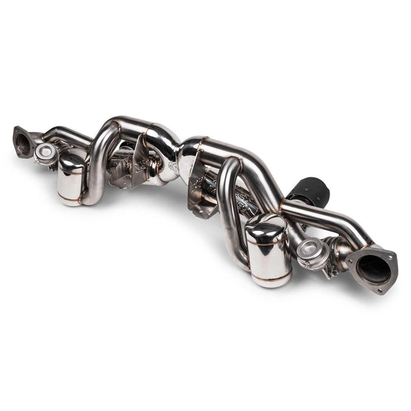 FABSPEED Porsche 718 GT4 RS / Spyder RS Valved X-Pipe Cat-Back Exhaust System (2022+)