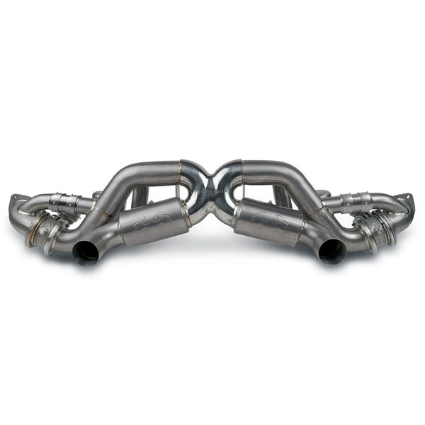 FABSPEED Porsche 718 GT4 RS / Spyder RS Titanium Valved X-Pipe Cat-Back Exhaust System (2022+)