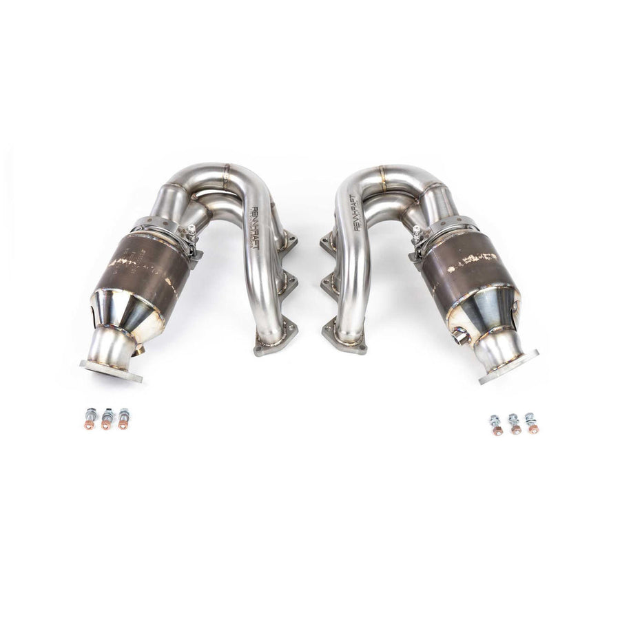 FABSPEED Porsche 718 GT4 GTS Spyder RENNKRAFT modular headers - view 1
