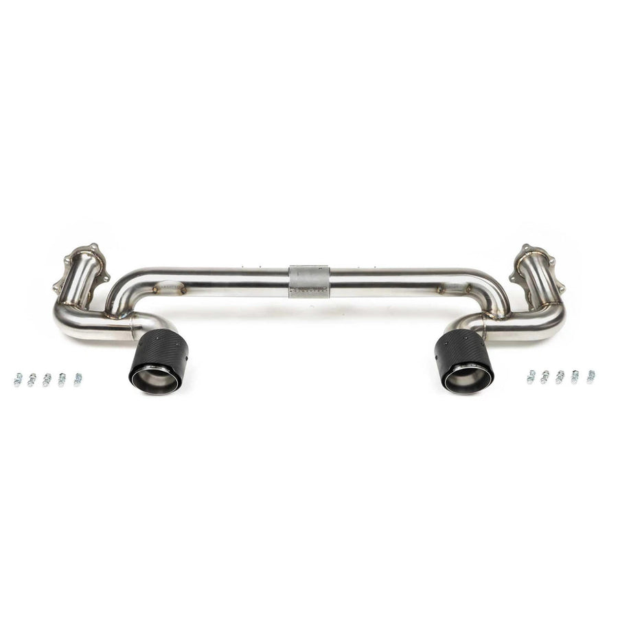 FABSPEED Porsche 718 GT4 GTS Spyder lightweight competition exhaust - view 1