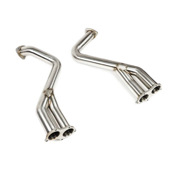 FABSPEED Porsche 718 GT4 GTS Spyder over axle link pipes - view 4
