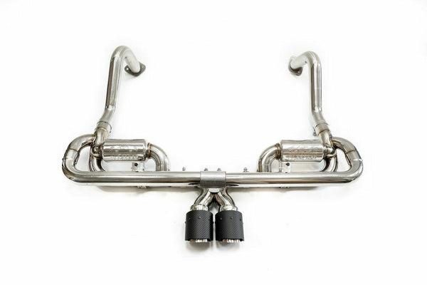 FABSPEED Porsche 981 Valved Exhaust installed