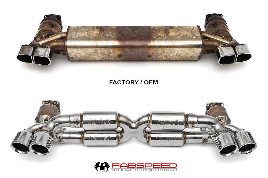 FABSPEED Porsche 991 Turbo Supersport X-Pipe Exhaust