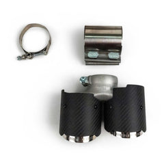 FABSPEED Porsche 991.2 Carrera Valved Center Muffler Bypass X-Pipe (Non-PSE) (2017–2019)