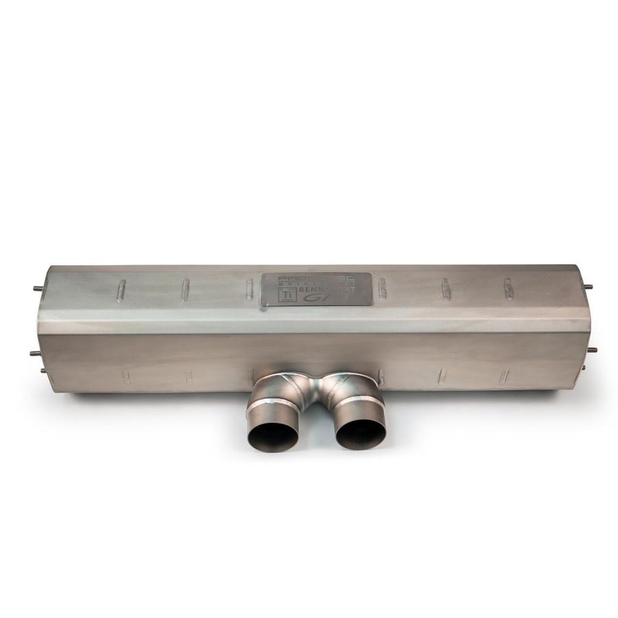 FABSPEED Porsche GT3 / GT3 RS Titanium Rennsport Muffler official image 1