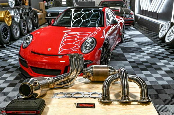 FABSPEED Porsche 991.2 GT3 / GT3 RS Sport Headers with HJS Catalytic Converters official image 2