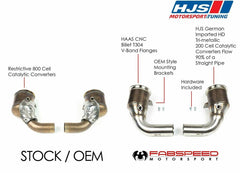FABSPEED Porsche 992 Turbo / Turbo S Sport Catalytic Converters (2021+)