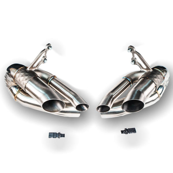 FABSPEED Porsche 992.2 Turbo S Side Muffler Bypass