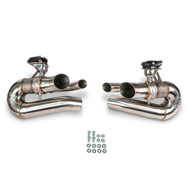 FABSPEED Porsche 992.2 Turbo S Valved Side Muffler Bypass