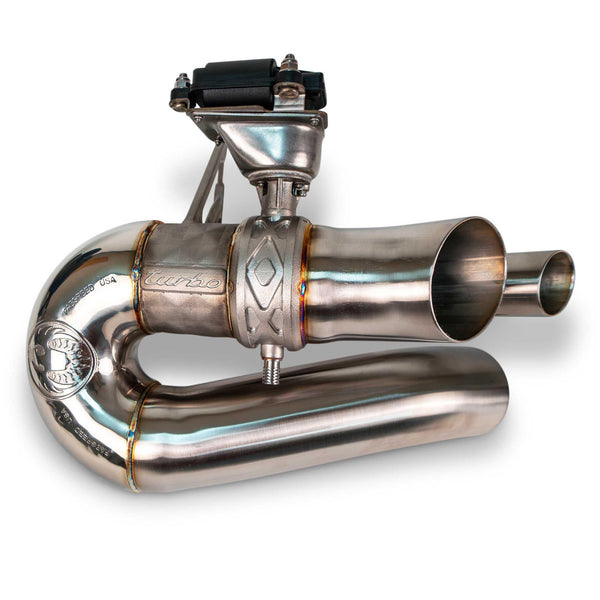 FABSPEED Porsche 992.2 Turbo S Valved Side Muffler Bypass
