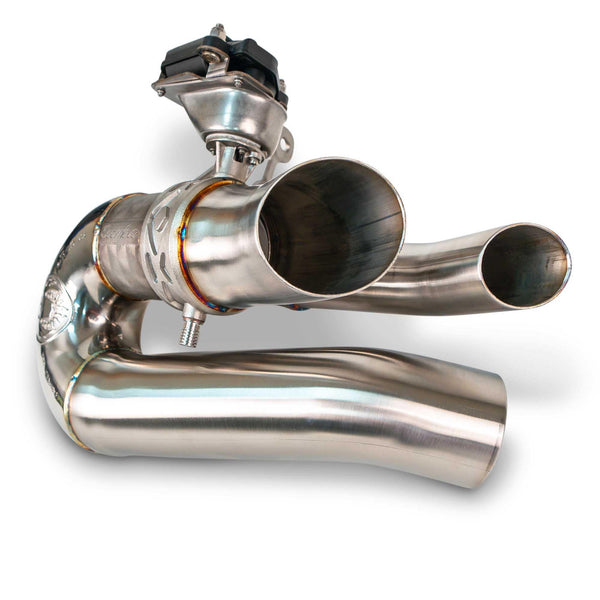 FABSPEED Porsche 992.2 Turbo S Valved Side Muffler Bypass