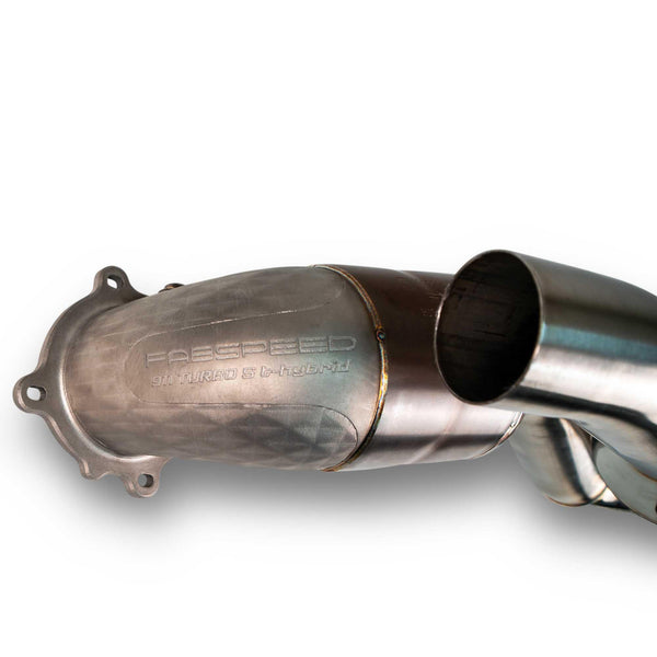 FABSPEED Porsche 992.2 Turbo S Sport Cat Megaphone X-Pipe