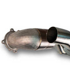 FABSPEED Porsche 992.2 Turbo / Turbo S HJS Sport Cat Megaphone X-Pipe (2025+)